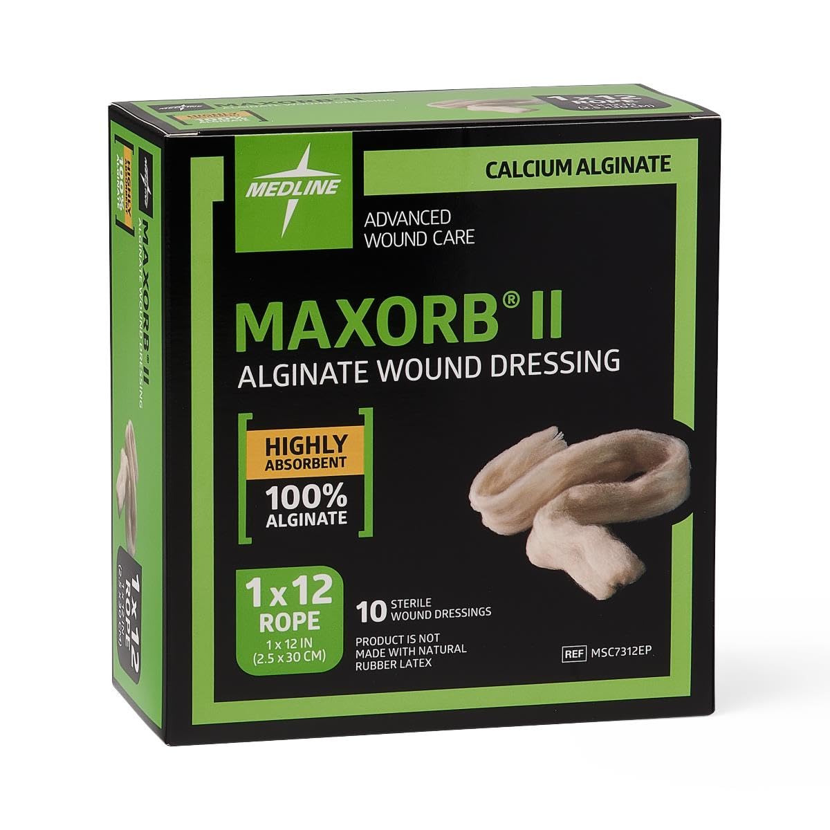 Amazon.com: Medline Maxorb II Alginate Dressings, 1-Inch x 12-Inch