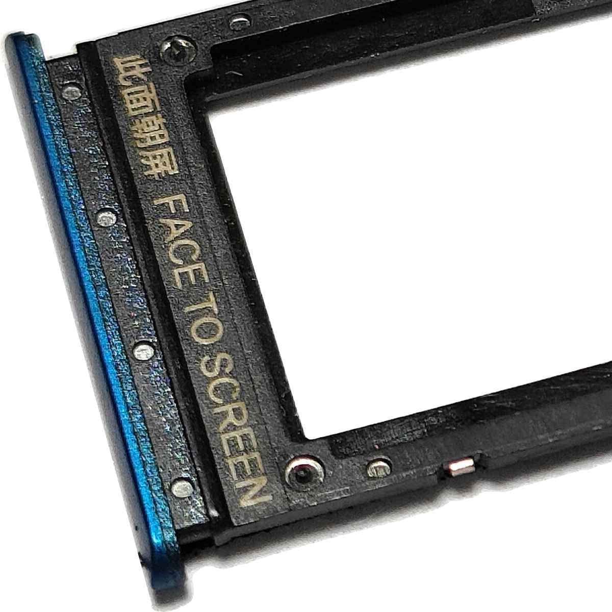 Tiroir Carte SIM Bleu Pour Xiaomi Redmi 10/10 2022 - Double SIM Universel