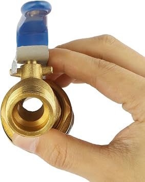 Brass Hose Bib, Outdoor Faucet -3/4 NPT Inlet 3/4 GHT Outlet