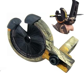 Whisker Biscuit Arrow Rest, Archery Compound Bow Brush Round Hand Brush Screw Bristle Arrow Stand on for Arrow Maintenance