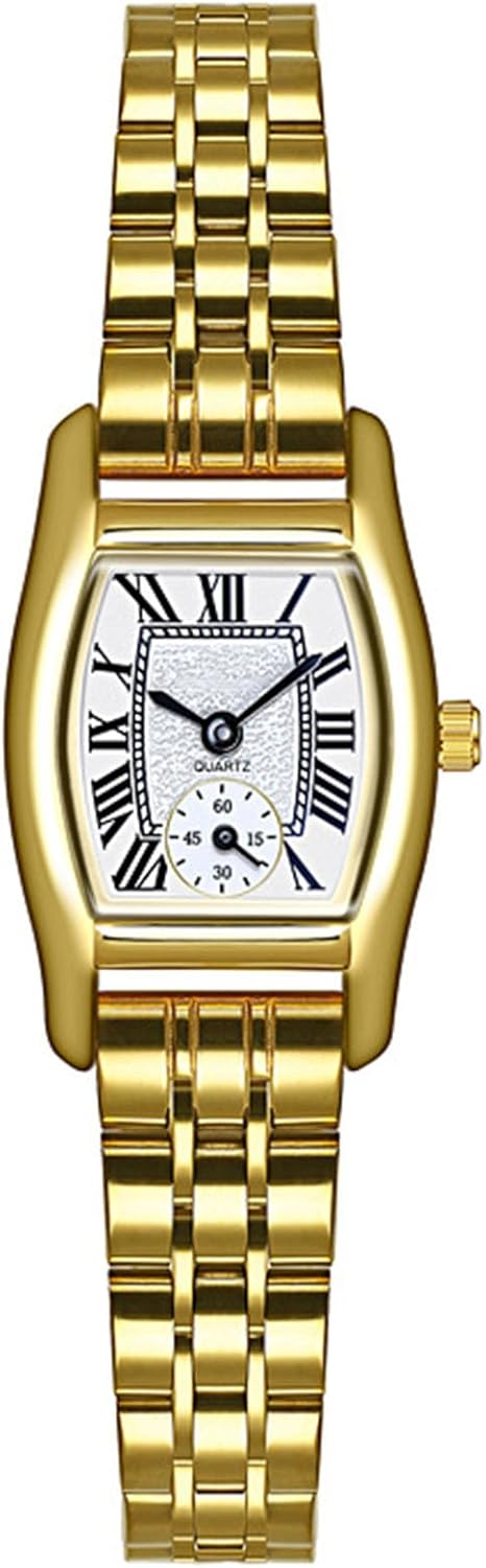 ADSBIAOYE Watches for Women with Small Vintage Bracelet Easy Read Roman Dial Ladies Quartz Wrist Watch Fashion Dress Watch Waterproof
