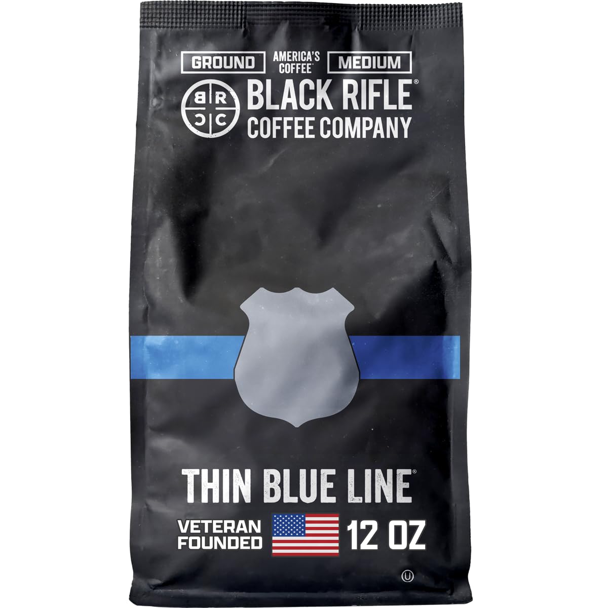 Amazon.com : Black Rifle Coffee Company Thin Blue Line, 12oz Bag