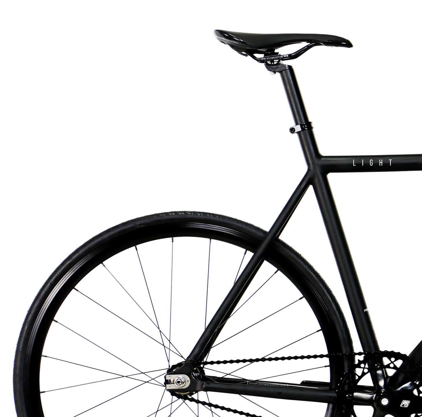 FabricBike Light Pro Vélo Fixie Fixed Gear Single Speed Cadre et Fourche Aluminium Roues 28" 3 Tailles 6 Couleurs 8,45 kg Taille M