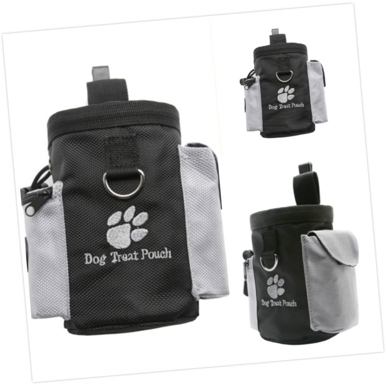 FRCOLOR Lot de 3 friandises pour Chiot - Friandises pour Chien - Taille traitée - Sacs à goûter - à friandises pour Animaux de Compagnie - de Dressage pour Chien - Mains - Collations