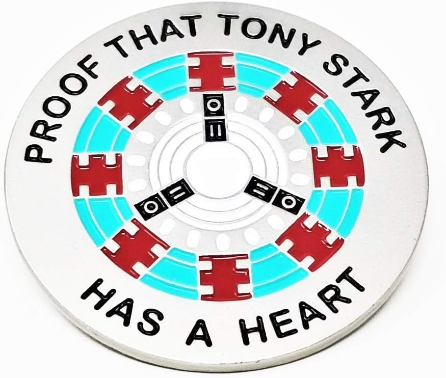 Proof that Tony Stark has a heart - Enamel Pin [Collectible Item]