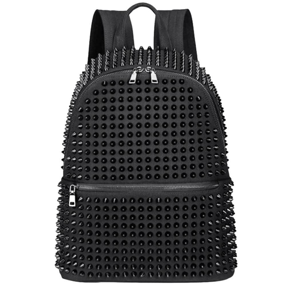 Ro Rox Minerva Zaino con Borchie Tela punk Borsa Gotica scuola unisex