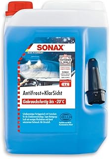 SONAX AntiFrost&KlarSicht Gebrauchsfertig bis -20° C (5 Liter) schneller, schlierenfreier und effektiver Scheibenreiniger ...