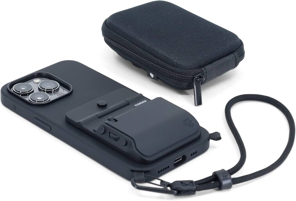 FJORDEN iPhone用ケース ブラック　iPhone 15 Pro FJORDEN Pro Bundle for iPhone 15 Pro Max - Includes Camera