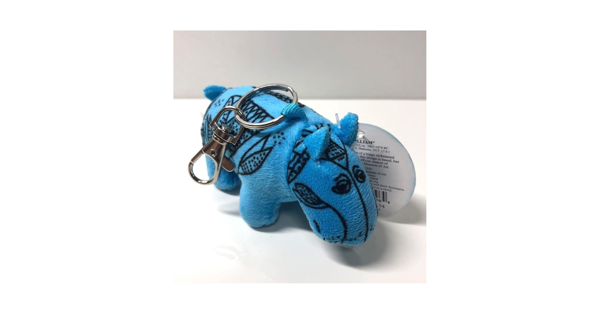 メトロポリタン美術館MMA幸せを呼ぶ青いカバ ウィリアム⭐︎バンク貯金箱＋しおり Hippopotamus (