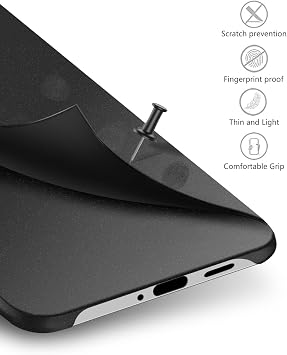 Bastmei for Google Pixel 11 Pro Case, Minimalist Phone Cases Extremely Light Ultra-Light Super Slim Thin Camera Protection Hard PC Cover for Pixel 11 Pro 5G Matt Case (Gravel Black)