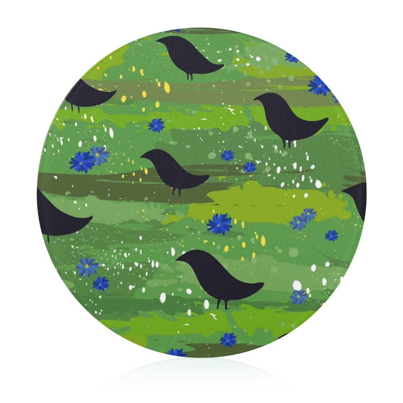 Planche à hacher de cuisine oiseaux 20 cm fruits légumes viande