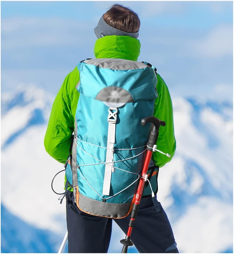 Mountaineering Backpack Rucksack 40L Outdoor Sports Bag Travel Backpack Ladies Hiking Bag Men(D)