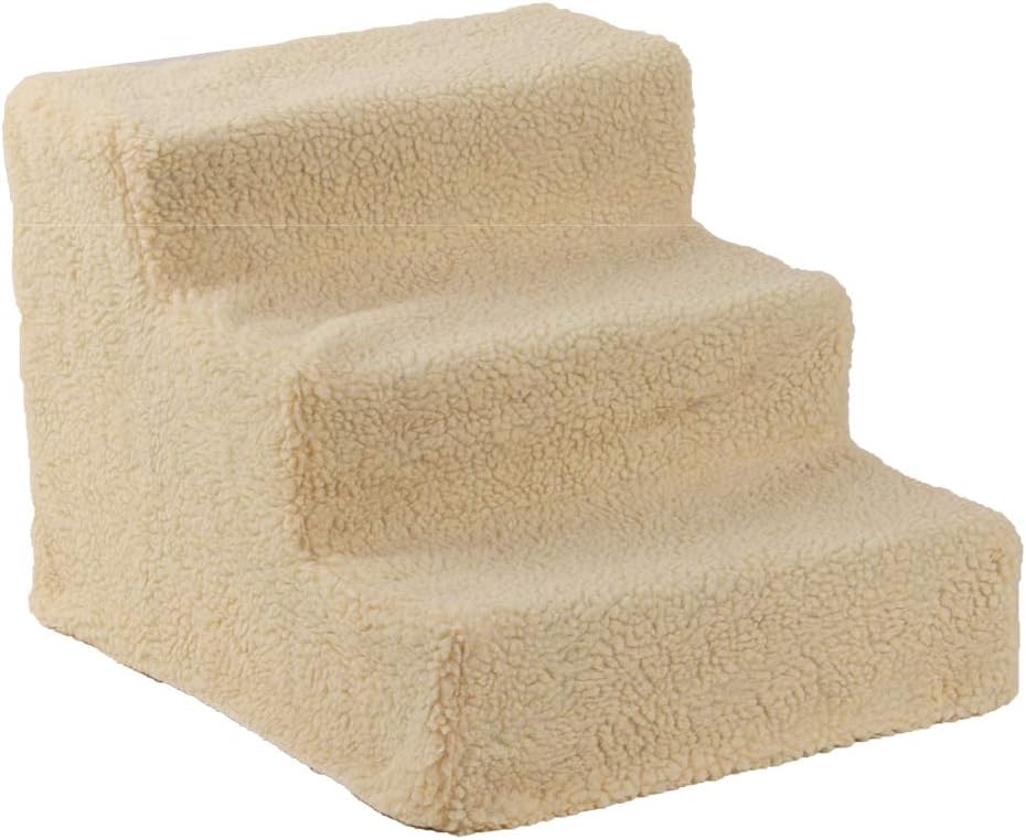 Anshunyin Lightweight Portable Pet Steps/Stairs, Pet Dog Car Step Stairs3 Levels