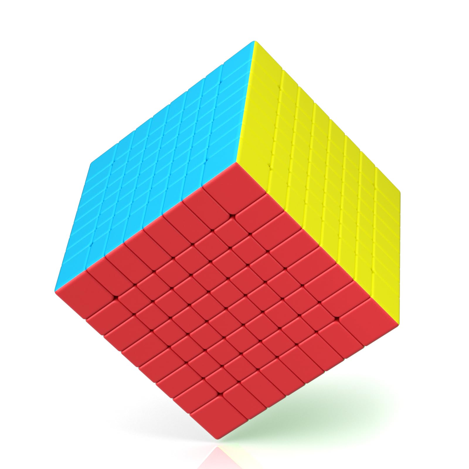ROXENDA Speed Cube 8x8x8 - Fast Smooth Turning Solid Durable & Stickerless Frosted, Best 3D Puzzle Magic Cube Toy - Turns Quicker than Original for kids & Adult & Children(8x8x8 Cube)