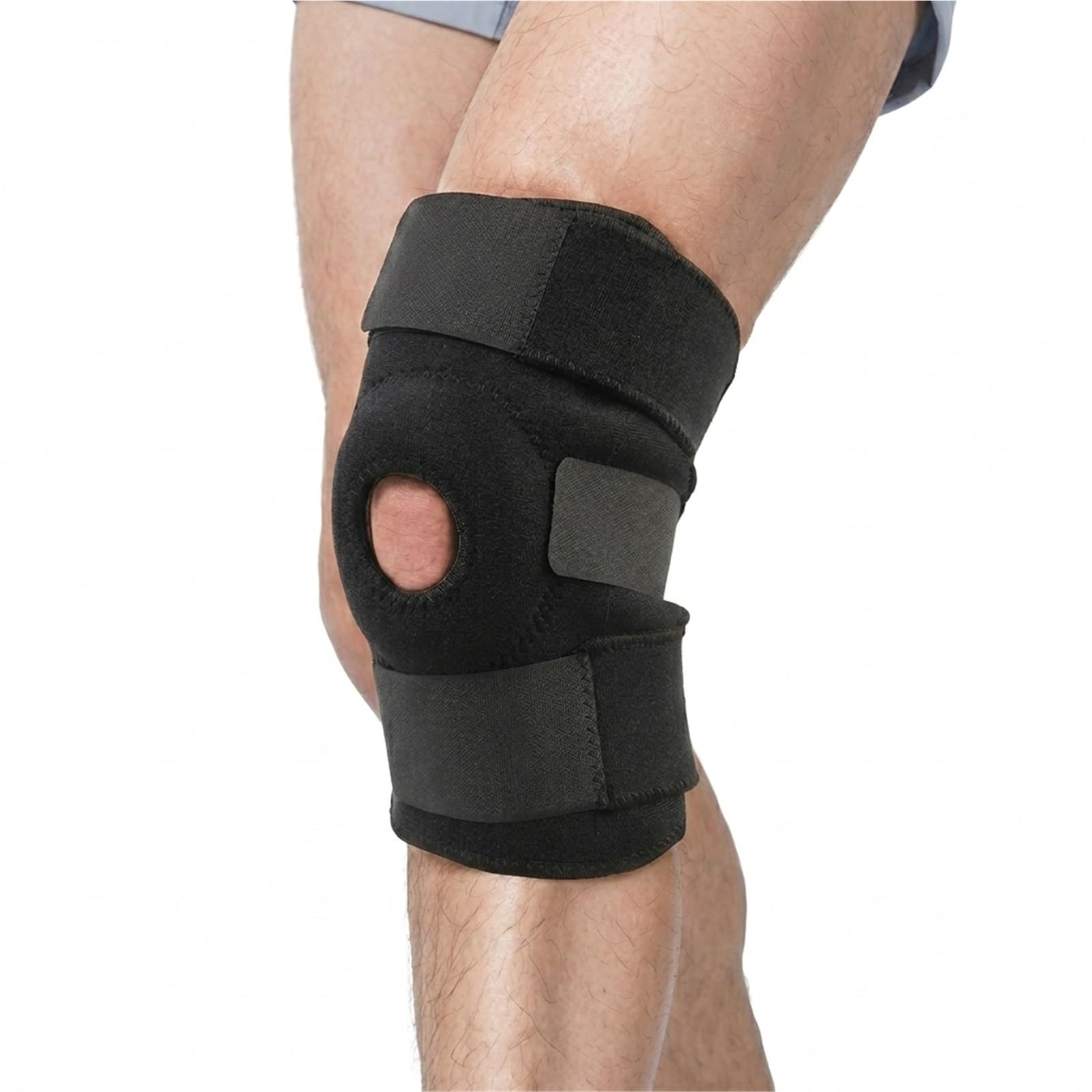 Fascia per ginocchio rotuleo per uomo e donna, ideale per corsa, basket e come tutore per alleviare il dolore, tendinite, artrite e ginocchio del saltatore. Supporto regolabile per il tendine rot