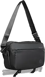 ULANZI Bolsa Transversal para Câmera, Case Resistente à Água com Suporte para Tripé, Mochila Crossbody para DSLR/SLR/Mirrorless - Preta 10L