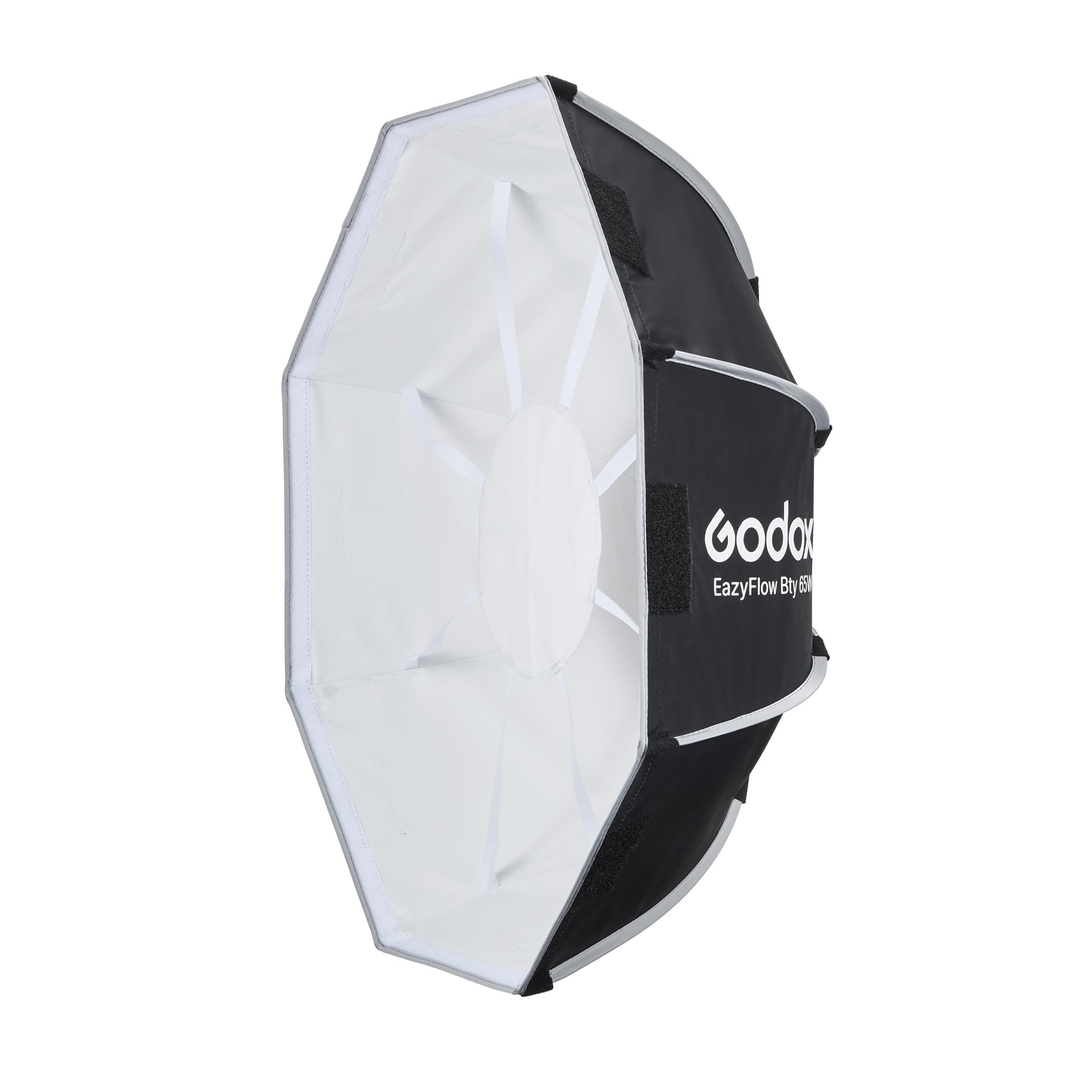 Godox EazyFlow Bty 65W Składany Softbox Beauty Dish 65 cm Szybkie Rozkładanie, Białe Wnętrze, Mocowanie Bowens, Grid Plaster Miodu i Deflektory. Idealny do Fotografii Portretowej i Zdjęć