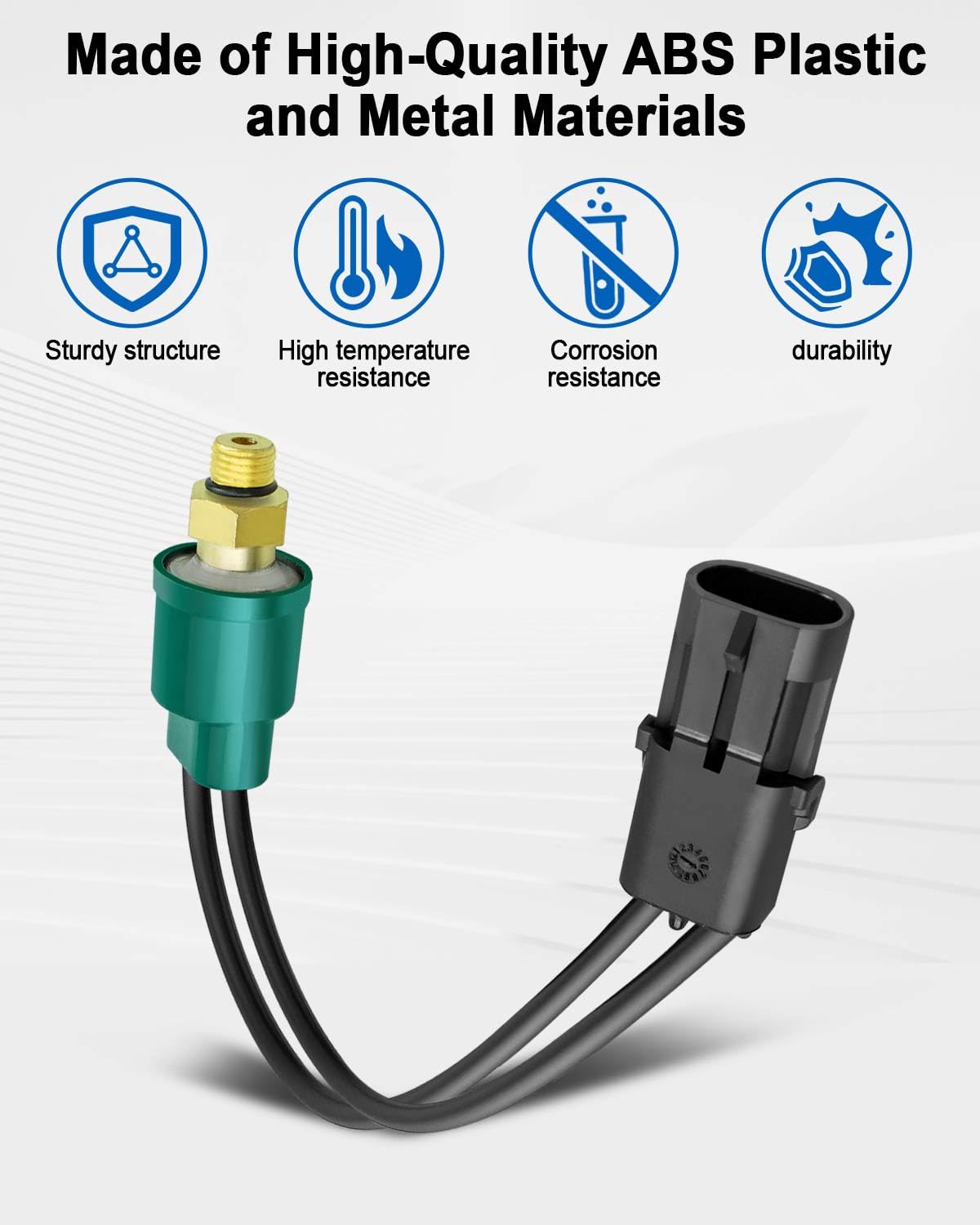 PTO Pressure Switch Fit for Parker Chelsea, Power Take Off Pressure Switch Replace 379502