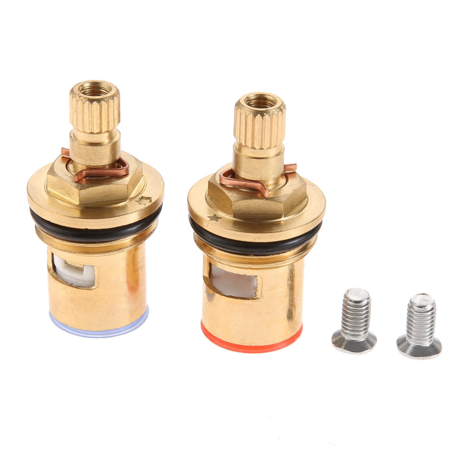 Mgoodoo 2Pcs 1/2" Tap Cartridge Replacement 43mm for Kitchen Bathroom Tap