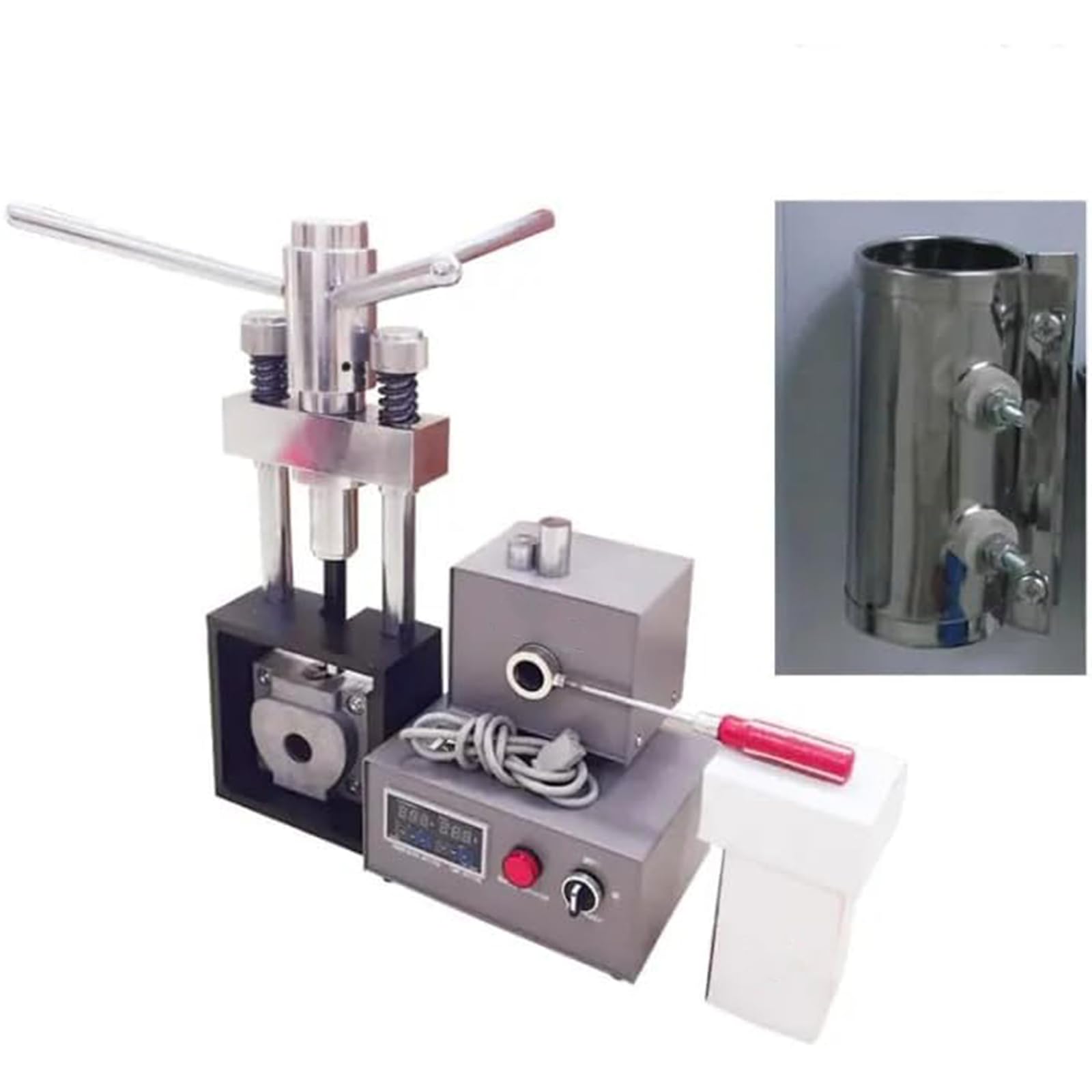 Dentale Flexible Zahnersatzmaschine 400W Zahnmedizinische Laborgeräte Elektrische Hydraulische Presse Zahnmedizin Injektion System