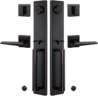 Vista 16 de NEWBANG Cerradura electrónica inteligente para puerta con teclado para una sola puerta, manija electrónica sin llave para puerta delantera