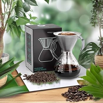 Amazon.com: Coffee Gator Pour Over Coffee Maker - 27oz High Heat