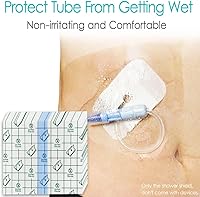 Vista 3 de Protector de ducha, catéter de diálisis, cubierta de ducha, catéter de PD, protector de ducha, puerto de diálisis, impermeable, línea picc, parche