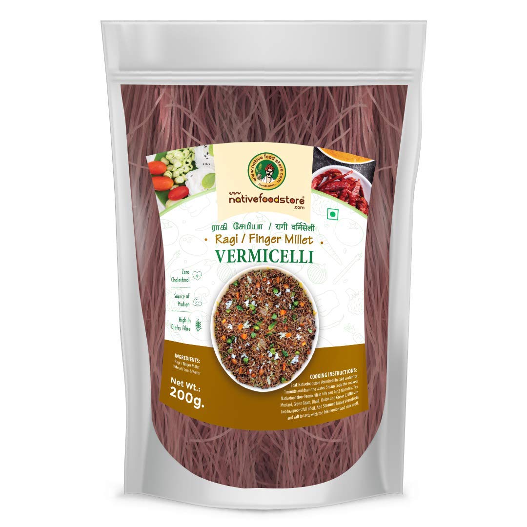 NativeFoodStore Finger Millet Vermicelli-200gms,(Ragi/Ragula/Naachni,Kezhvaragu) vermicelli for family, kids, easy to cook, quick, No maida, No preservative, enjoy kheer, payasam, upma, pulav (B08VGLTHVM) Amazon Price History, Amazon Price Tracker