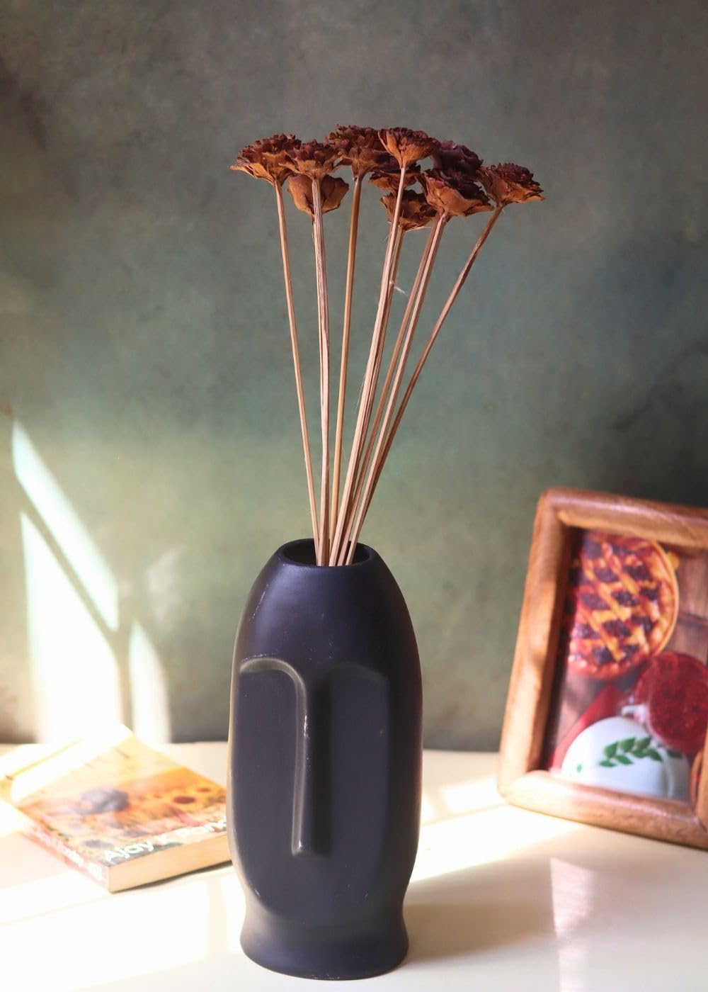 Weaving Homes Natural Cedar Wood Roses Bunch, Dried Bunches, Dry Flowers, Flower Bouquet, Dried Bouquet, Bouquet for Flowers, Bunch of Flowers-image-28