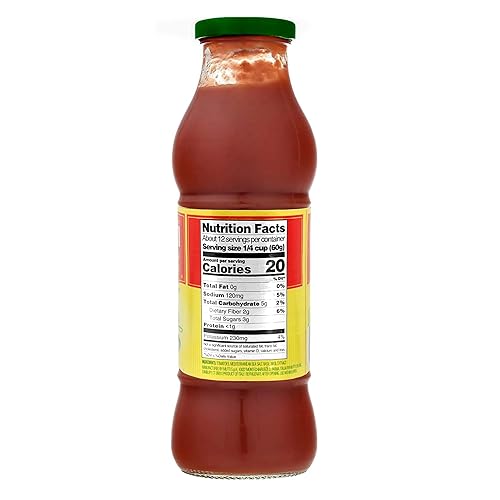 Miniatura 16 de Mutti Puré de tomate (Passata), 24.5 onzas Paquete de 6 Marca de tomates #1 de Italia Sabor fresco para cocinar Tomates enlatados Apto