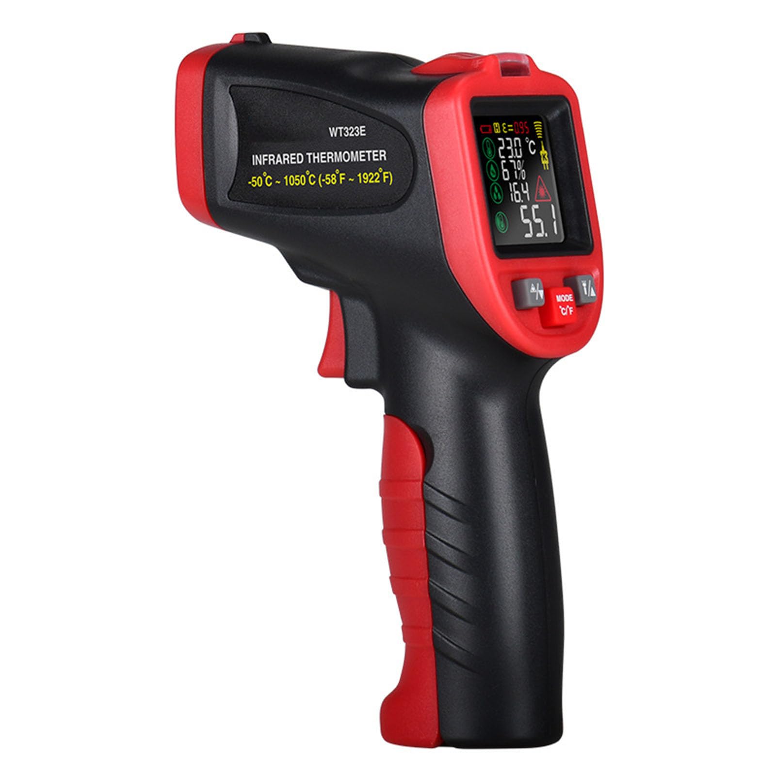 Dispositivo de medición de temperatura ultrared para superficies rápidas y precisas, detección de temperatura, inspección de alimentos, medición industrial