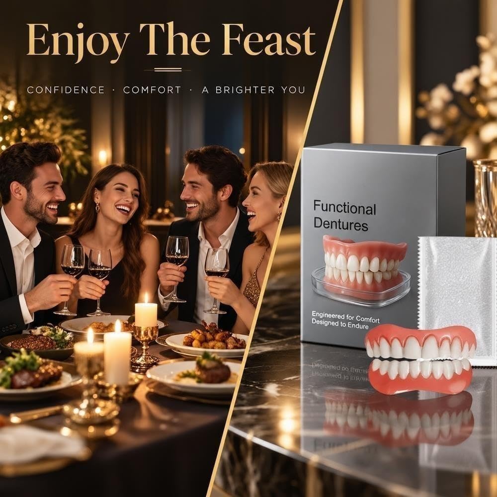 Formbares, Glattes Silikonprothesen-Set Mit Vollständiger Smile-Abdeckung