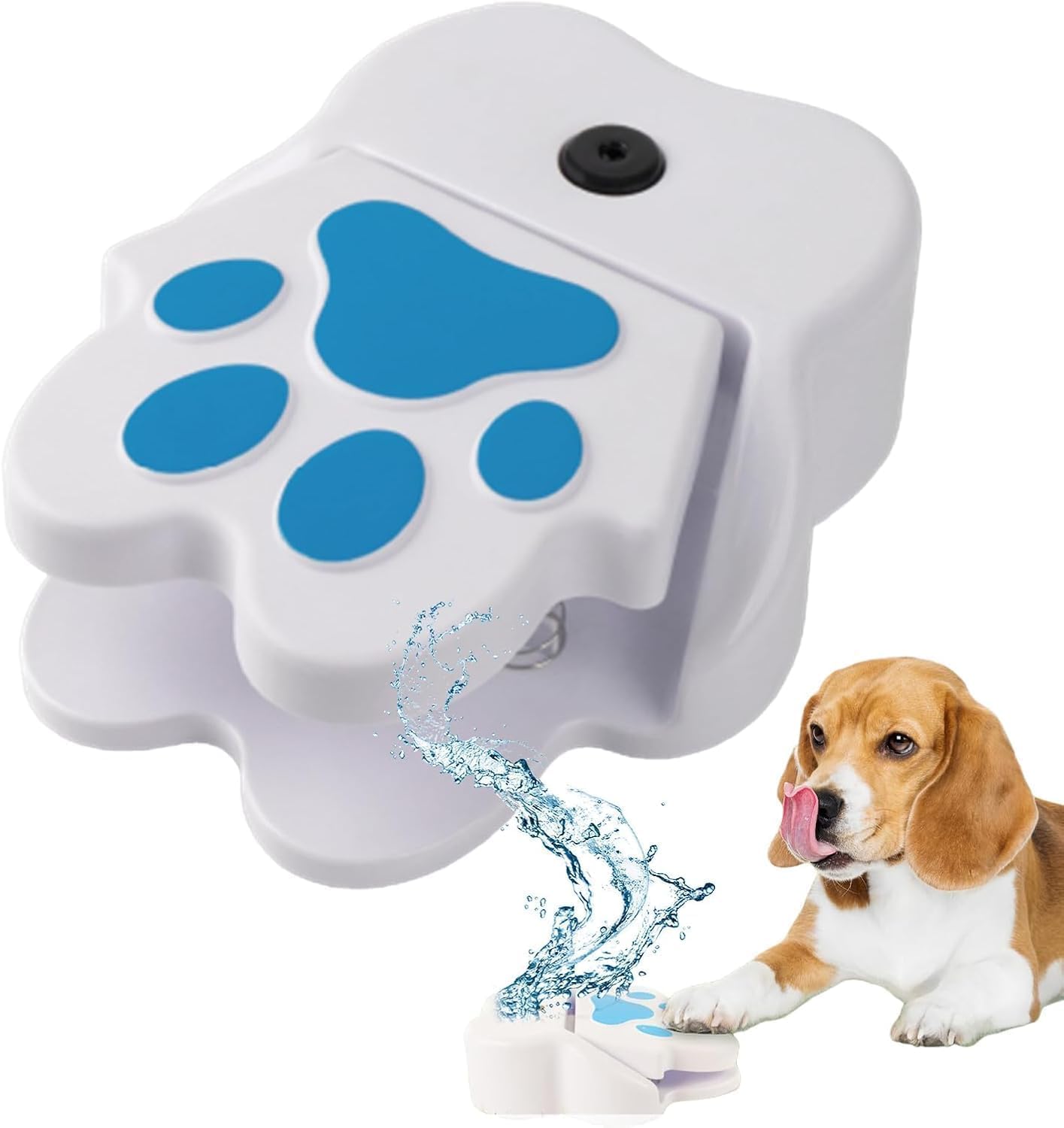 Fontaine à eau activée par les pattes pour chien et chiot (2pcs)