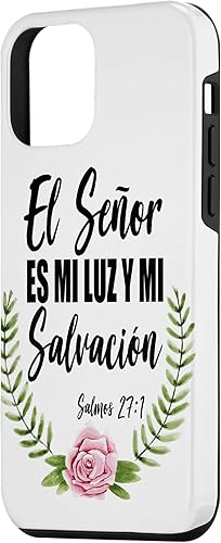 Miniatura 38 de iPhone X/XS El Señor Es Mi Luz Española Biblia Cristiana Biblia Cristiana Caso