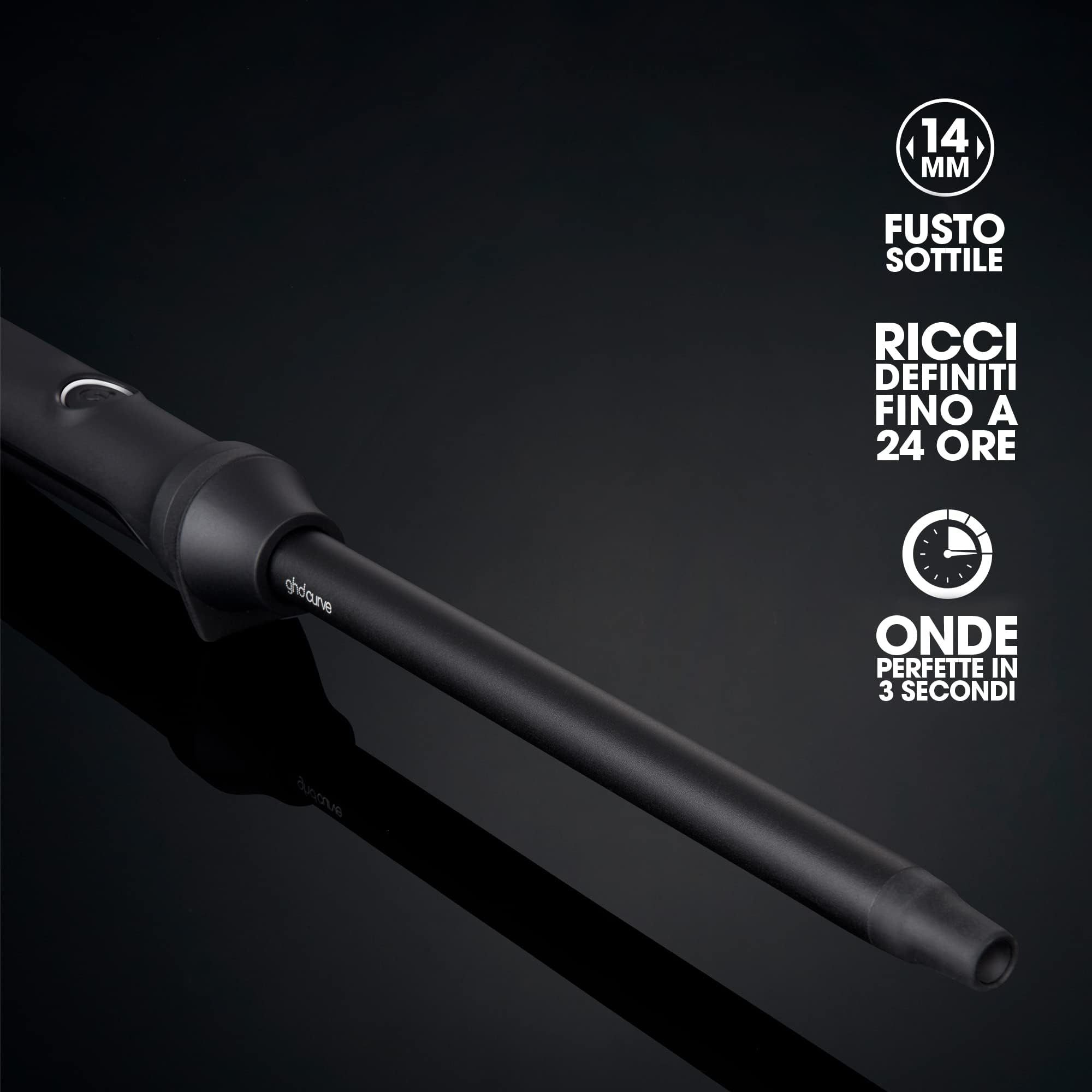 ghd Curve Thin Wand - Arricciacapelli Professionale (nero)
