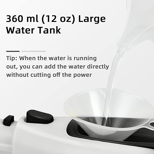 Miniatura 6 de Safstar - Limpiador de vapor de mano, vaporizador presurizado de 1400 W con accesorios de 14 piezas y cerradura para niños, mopa de vapor portátil