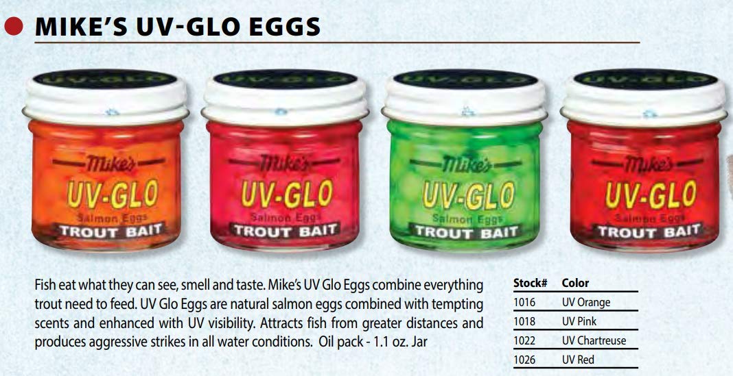 Atlas Mike's 1026 UV-Glo Salmon Eggs, Pink Finish by Atlas Mike's