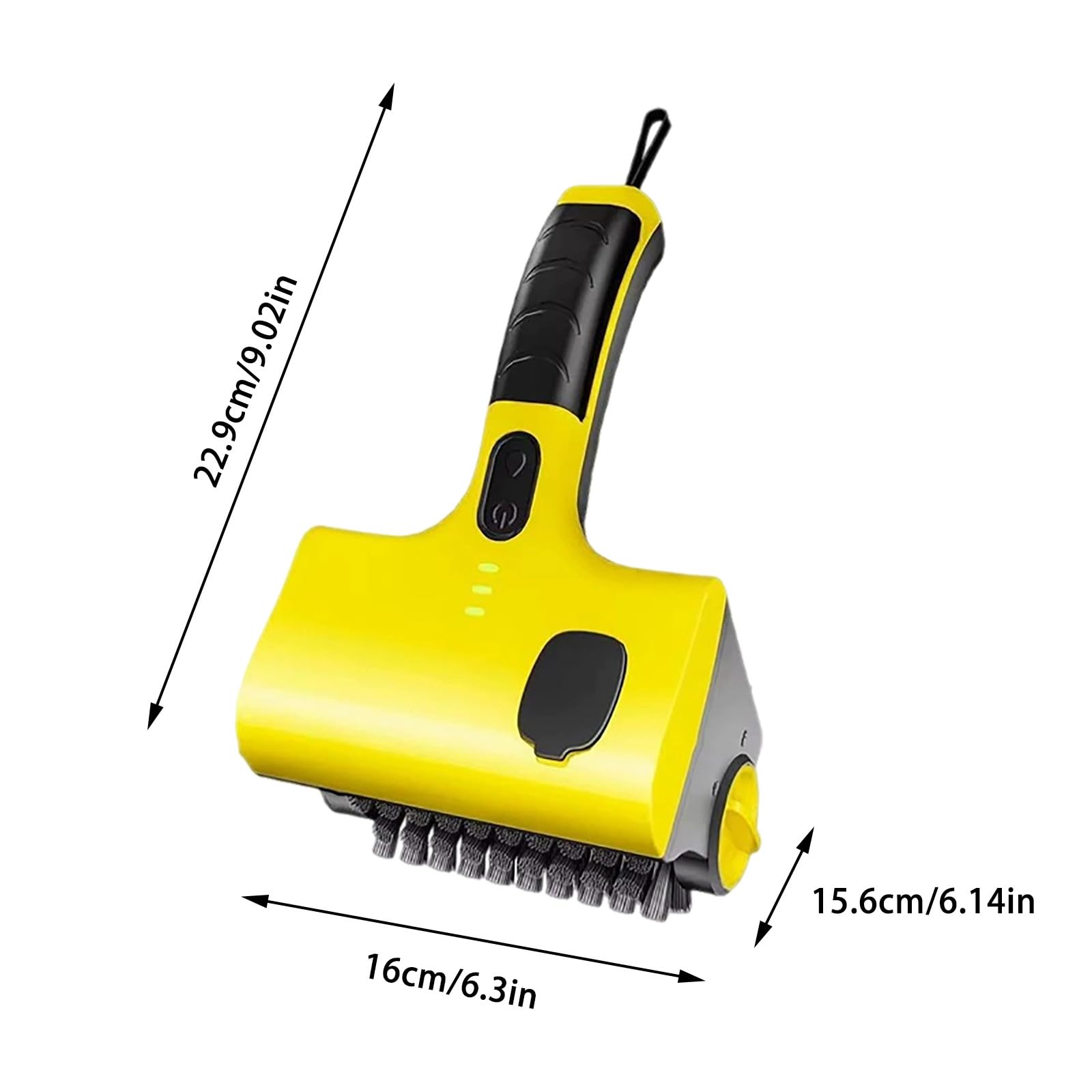 Grill Clean Bürste mit Flüssigkeit, Kabellos Wiederaufladbar Barbecue Grillreiniger, 2-, 360° Rotierende Reinigungsbürste mit Ersatz 061487