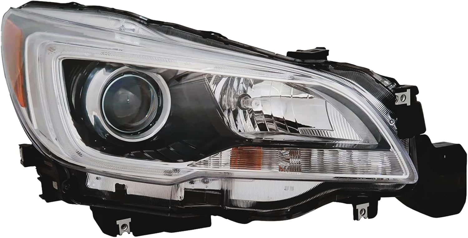 HALOGEN Headlight Assembly Replacement For Subaru Legacy/Outback 2015-2017, CAPA Certified Headlamps w/Bulbs, – DOES NOT FIT Models with Factory LED or Xenon Headlights – Left & Right Sides