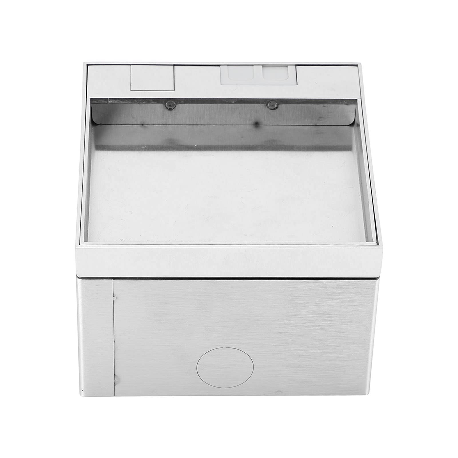 Presa Pavimento 16A Incasso a Pavimento con Doppia Presa, Presa Elettrica Incorporata CA 250 V Scatola di Copertura Presa Impermeabile Nascosta per Pavimenti Piani Cucina