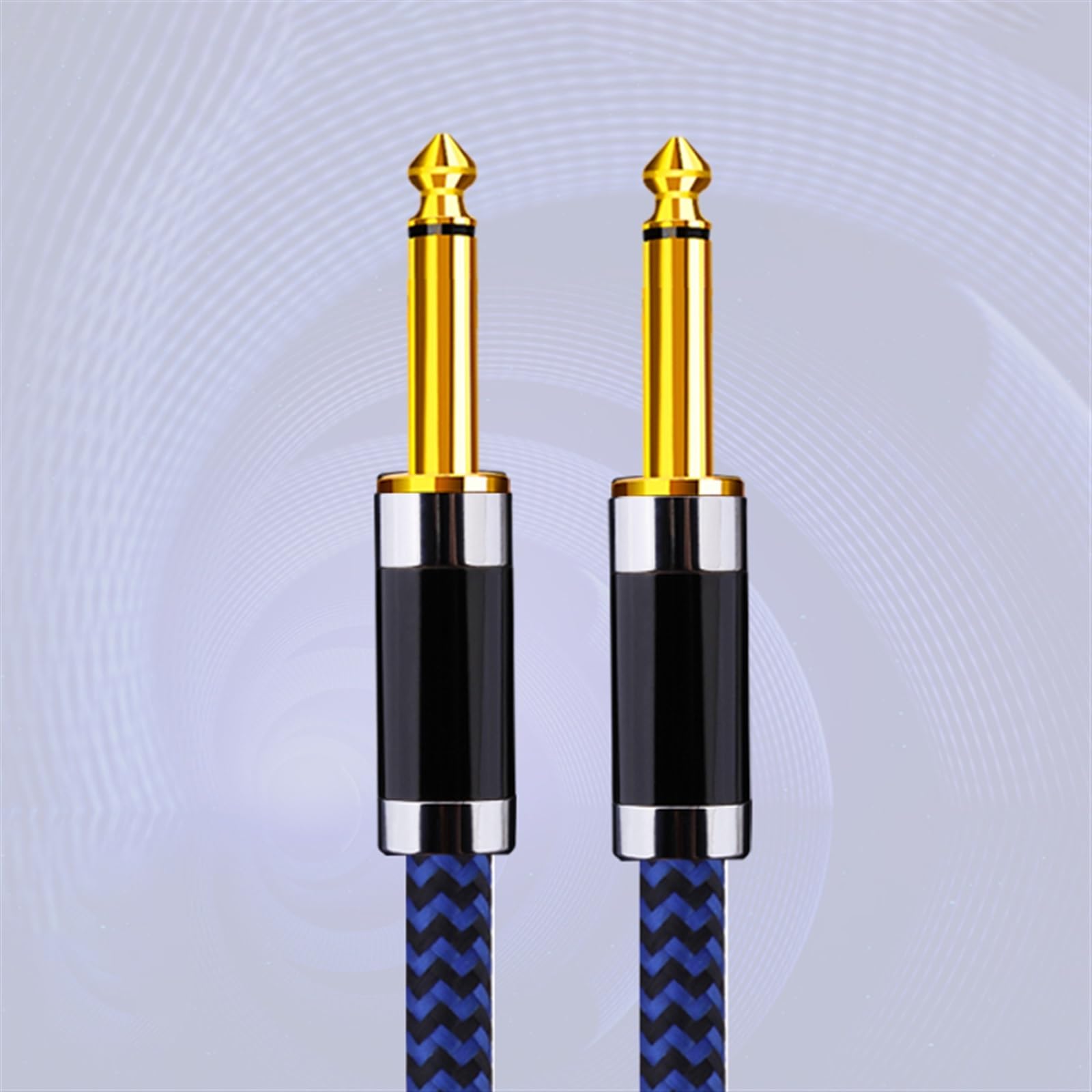 Cable de Audio para Guitarra Cable De Guitarra 6,5 ​​Jack 6,5mm A 6,5mm Cable De Audio para Guitarra Bajo Teclado Amplificador Mezclador 6,35mm Cable (Color : 5m)