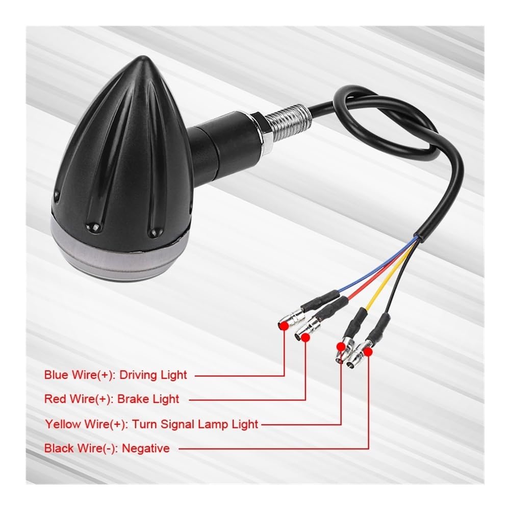 intermitentes led Para Motocicleta, Indicadores Tipo Bala, Luz