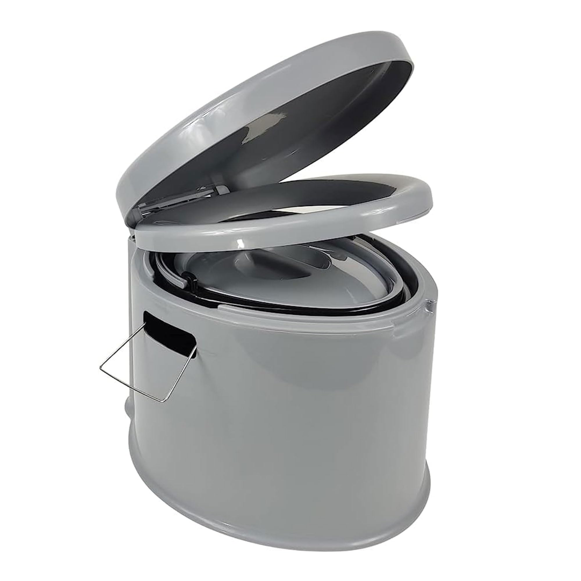 Angel Domäne Campingtoilette 150kg mit Dusch- & Toilettenzelt Set für Camping