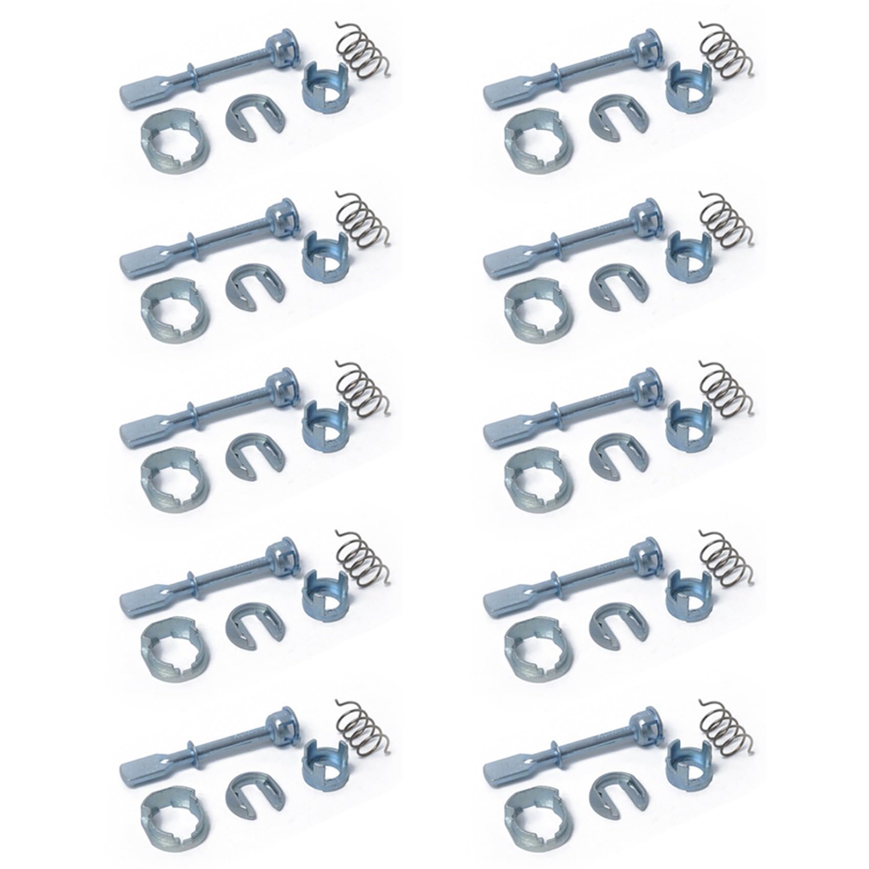 10X Kit de ReparacióN de Cilindro de Cerradura de la Puerta de Coche Delantera Izquierda o Derecha para 6N1 6N2 1997-2002 1995-2003 6K4 837 223A
