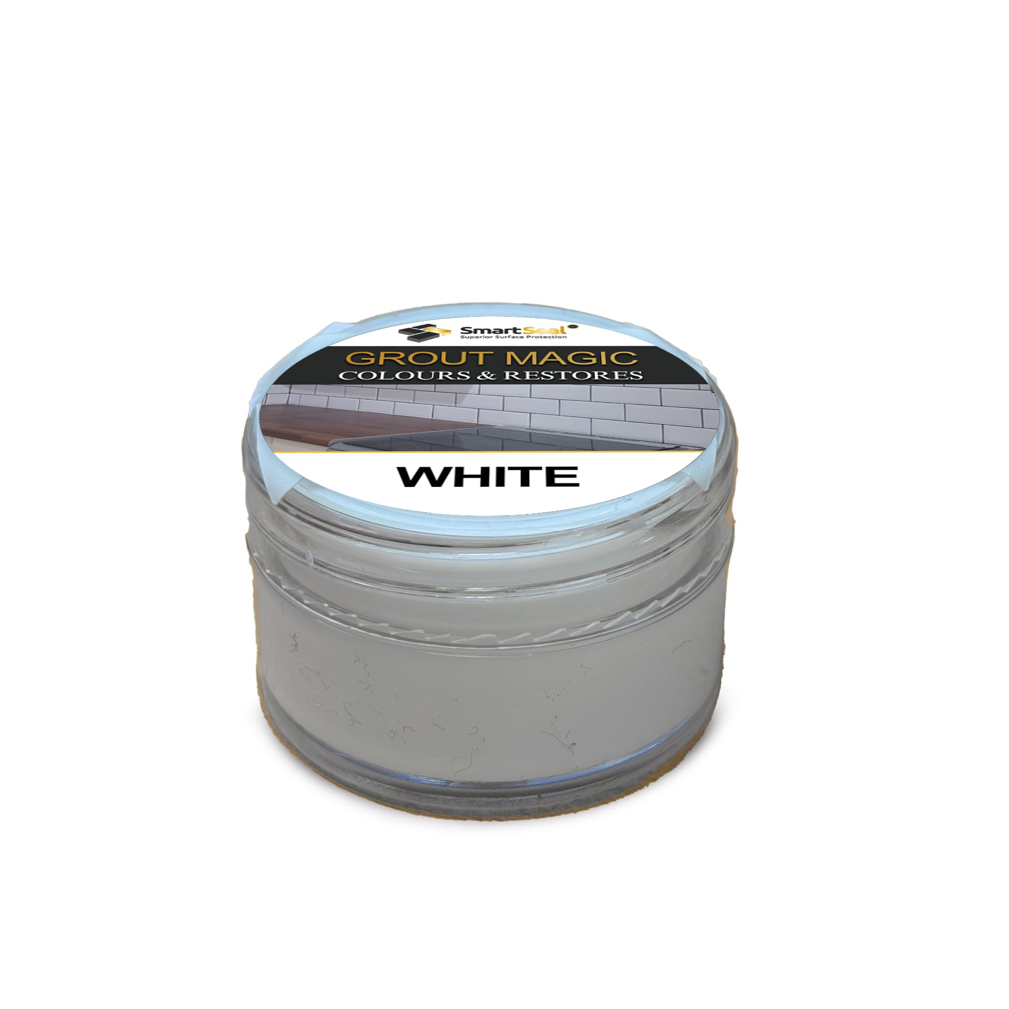 Smartseal Grout Magic – White, 20ml – Professional Reviver & Colour Restorer – Long-Lasting Sealer Superior to Grout Pens & Paint – 15-Year Durability — image 1