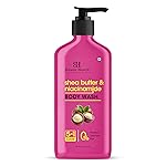 Botanic Hearth Shea Butter & Niacinamide Body Wash - Deeply Nourishing & Renewing Hydrating Shower Gel, Gentle Cleanser, Sulfate & Paraben Free - 16 fl oz