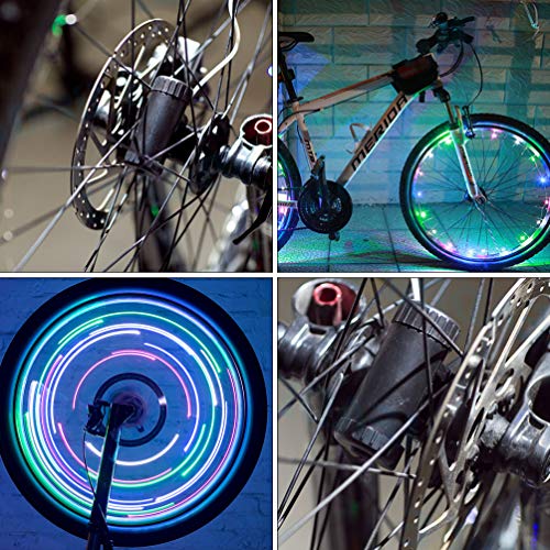 CLISPEED Luzes de Roda de Bicicleta de Montanha Luz de Pneu de Bicicleta Ã  Prova DÃ¡gua Luz de Segu