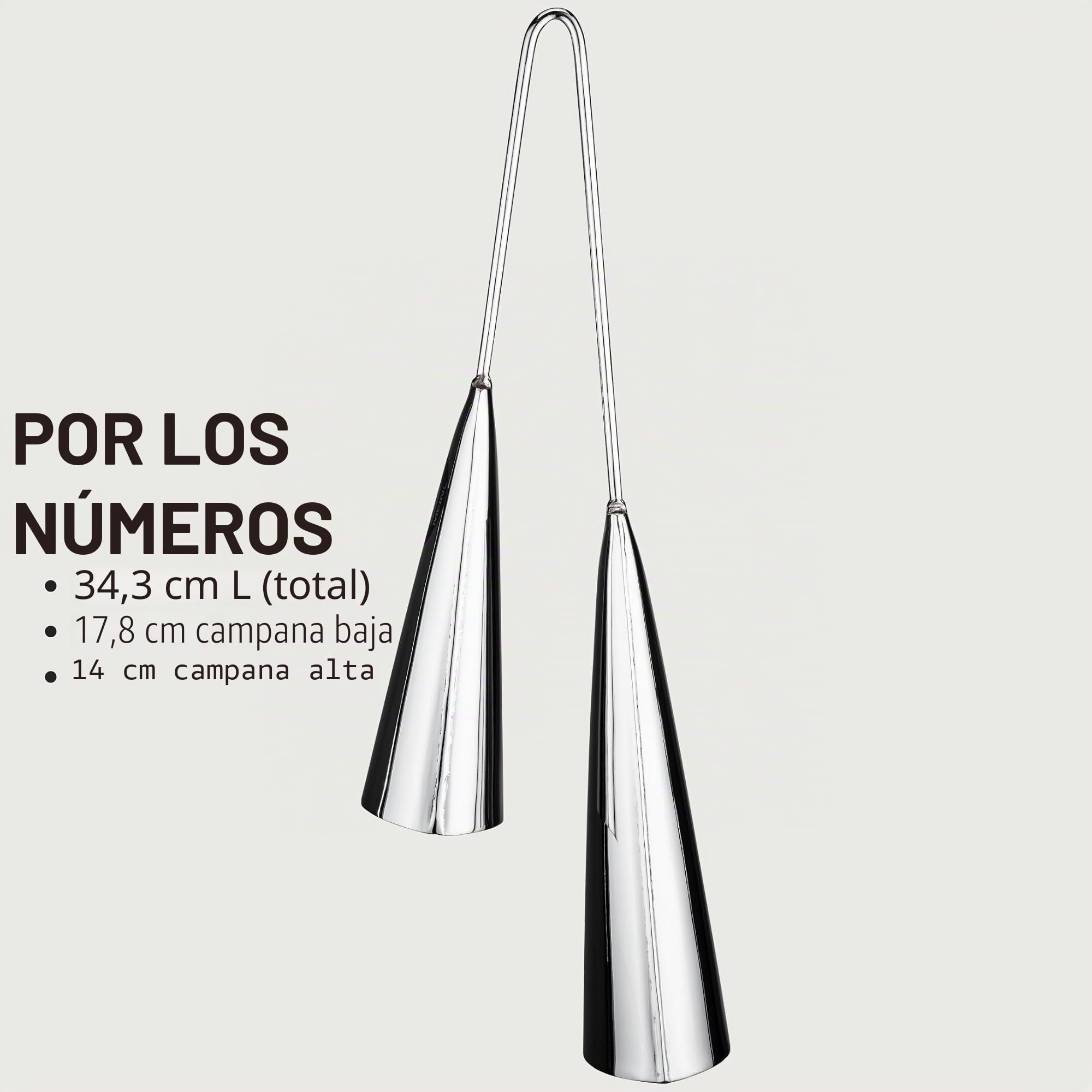 Meinl STBAG3-CH - Los modelos tradicionales de AGOGO cromo, medio