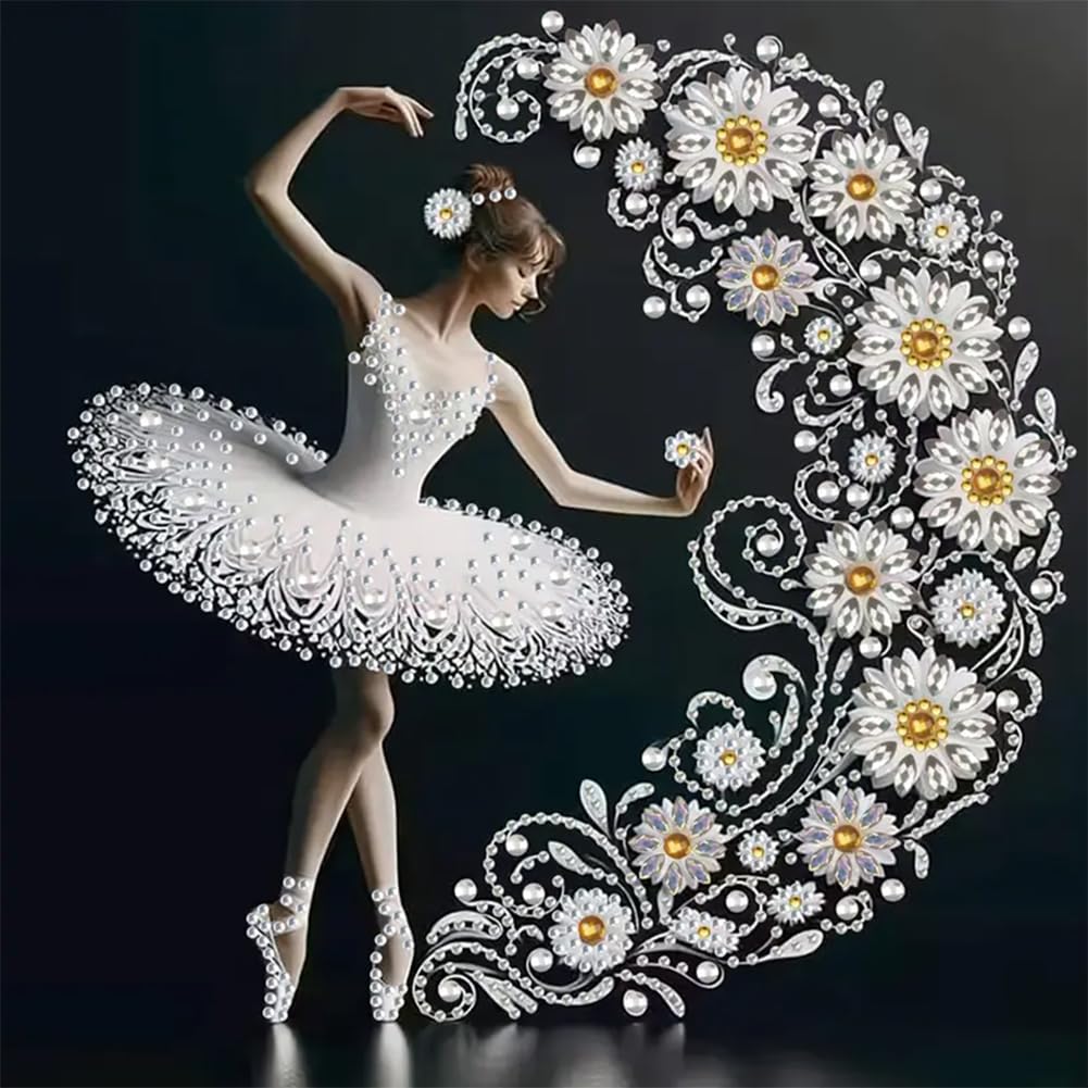 Diamond Art Painting Kits for Adults,5D Special Shape Diamond Painting Kits, Crystal Rhinestones Diamond and Crafts Adults for Home Decor(Lady) 11.81x15.75inch