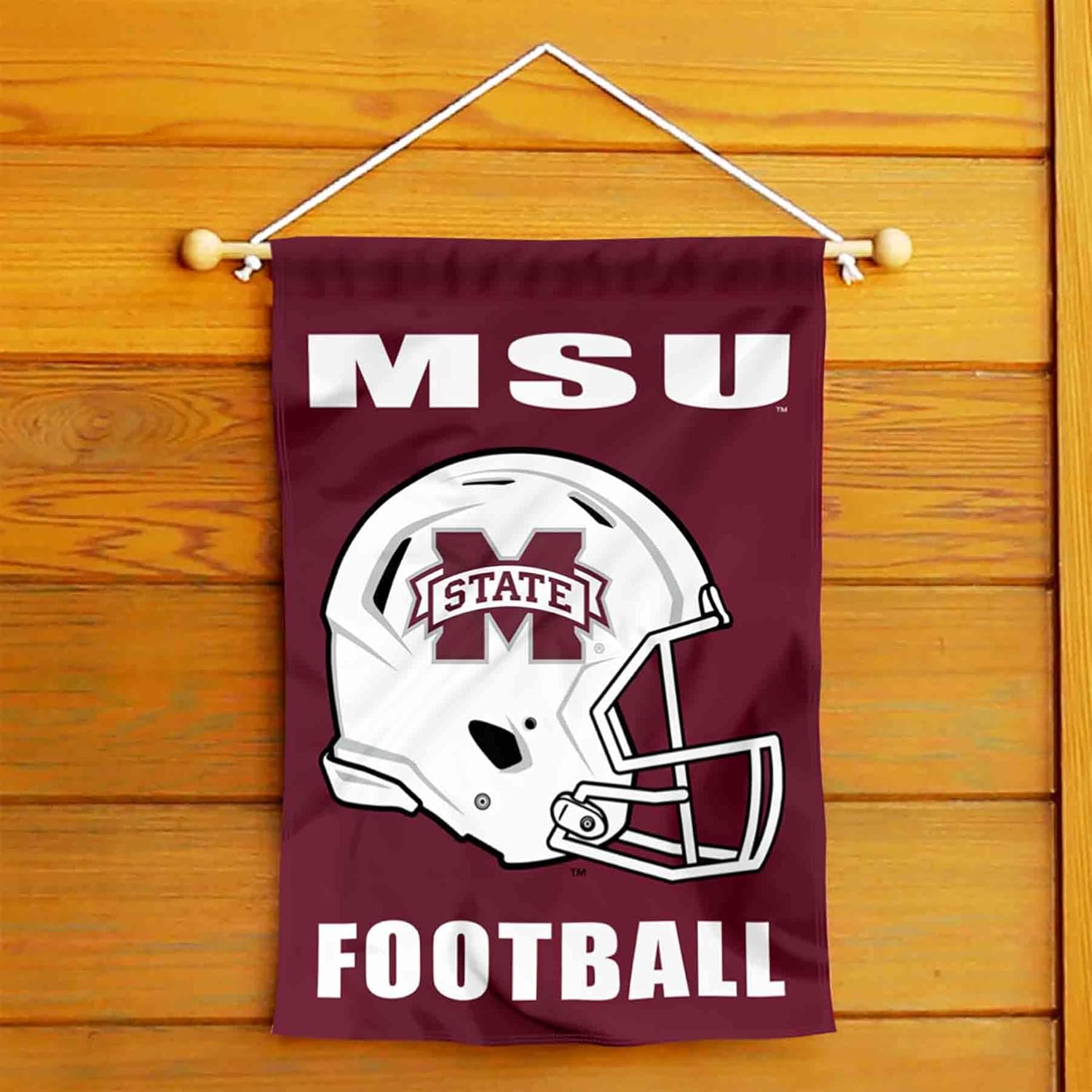Mississippi State Bulldogs Football Helmet Garden Banner Flag - Image 4
